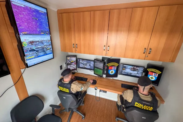 câmeras inteligentes instaladas